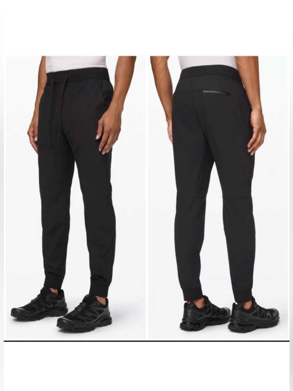 Lululemon ABC Jogger Black Size M Warpstreme 30” Mens M5421S Athletic Pants